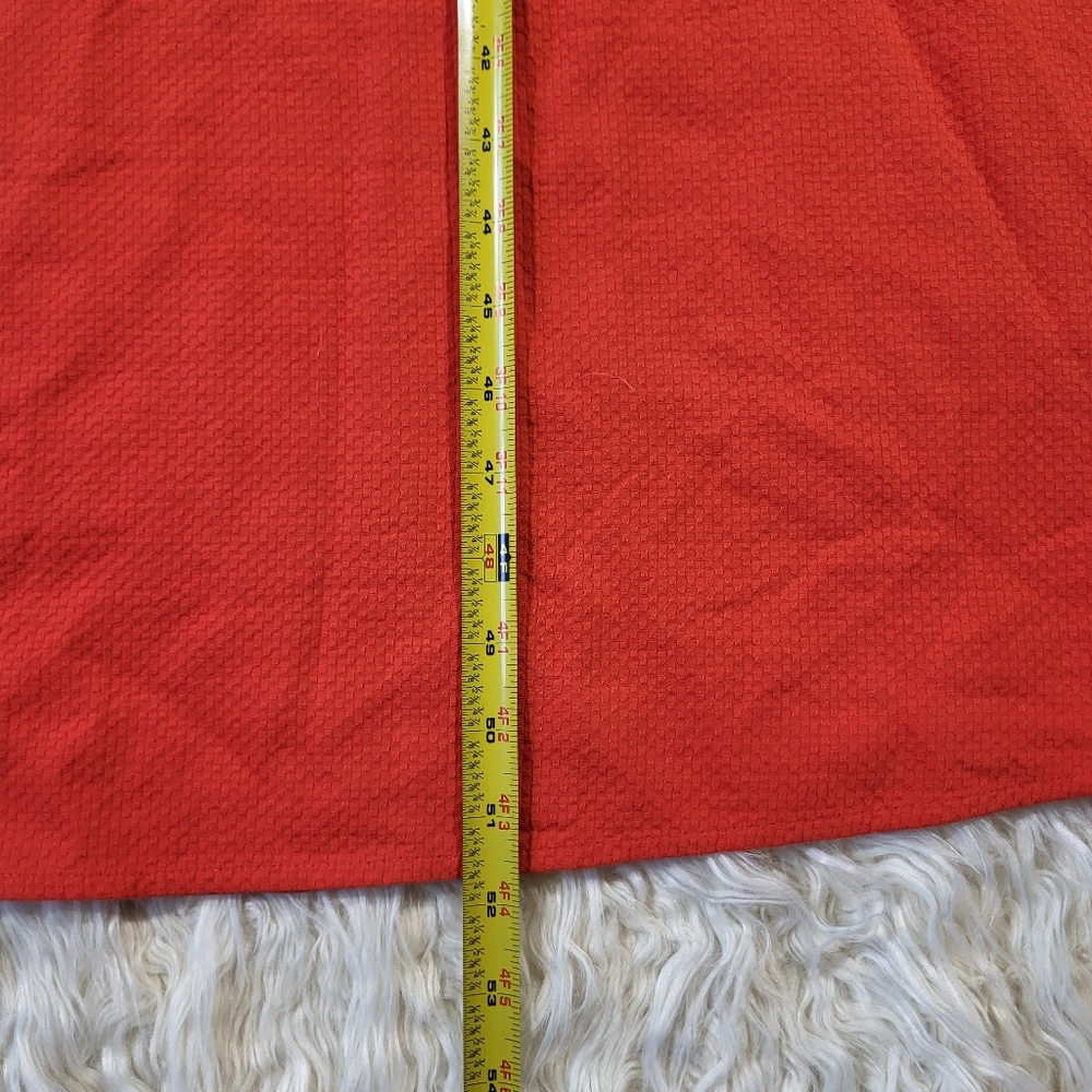 Faherty Brand sandbar Organic Cotton maxi dress Red Sleeveless Size Medium - Picture 10 of 11